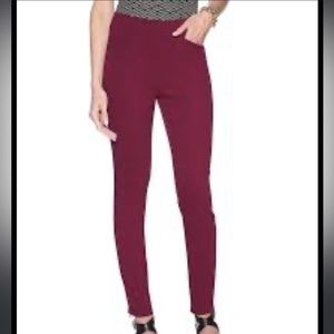 burgundy pants